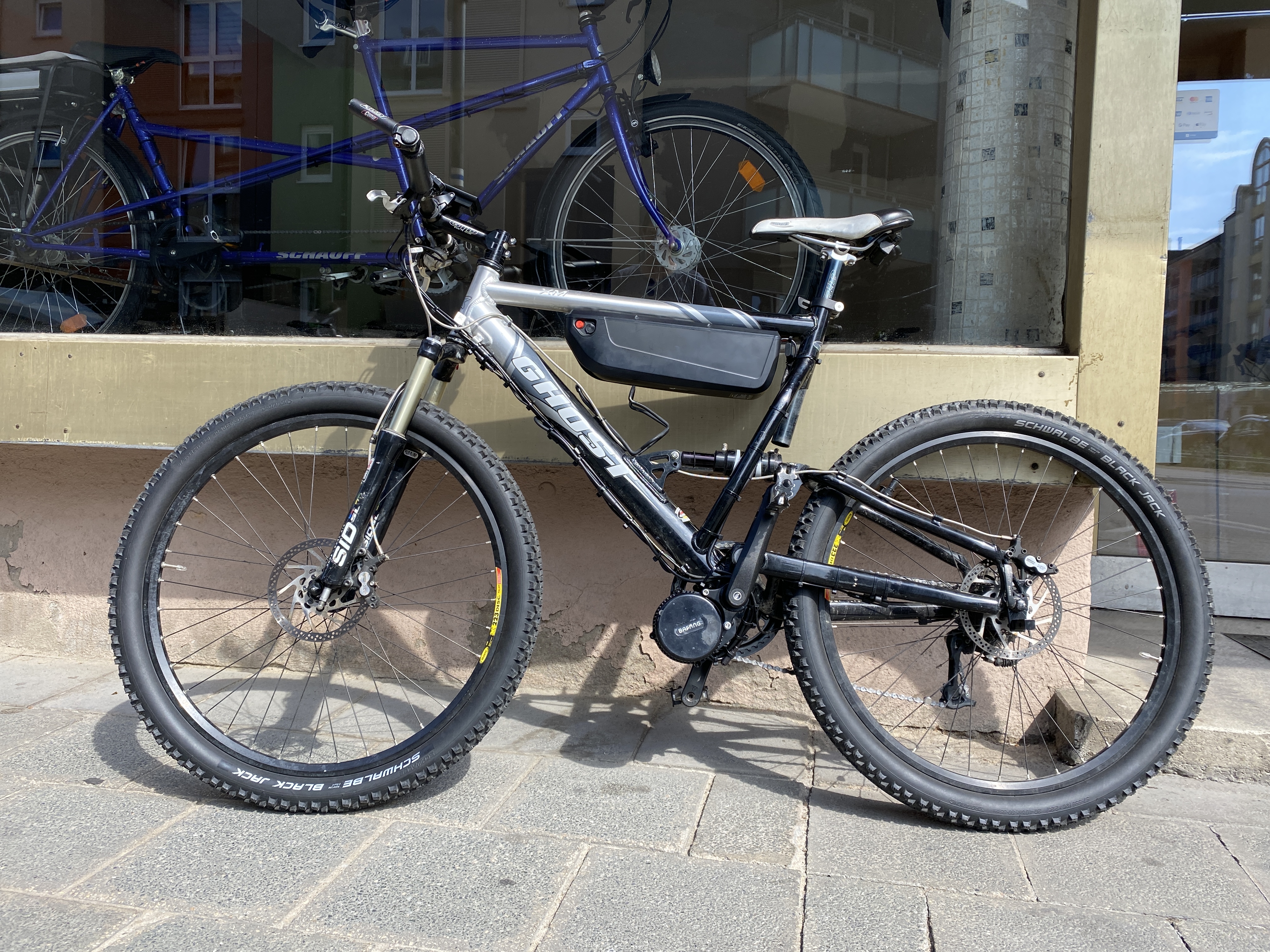 E-Bike Umbau Crossbike Hybrid für Straße und Gelände