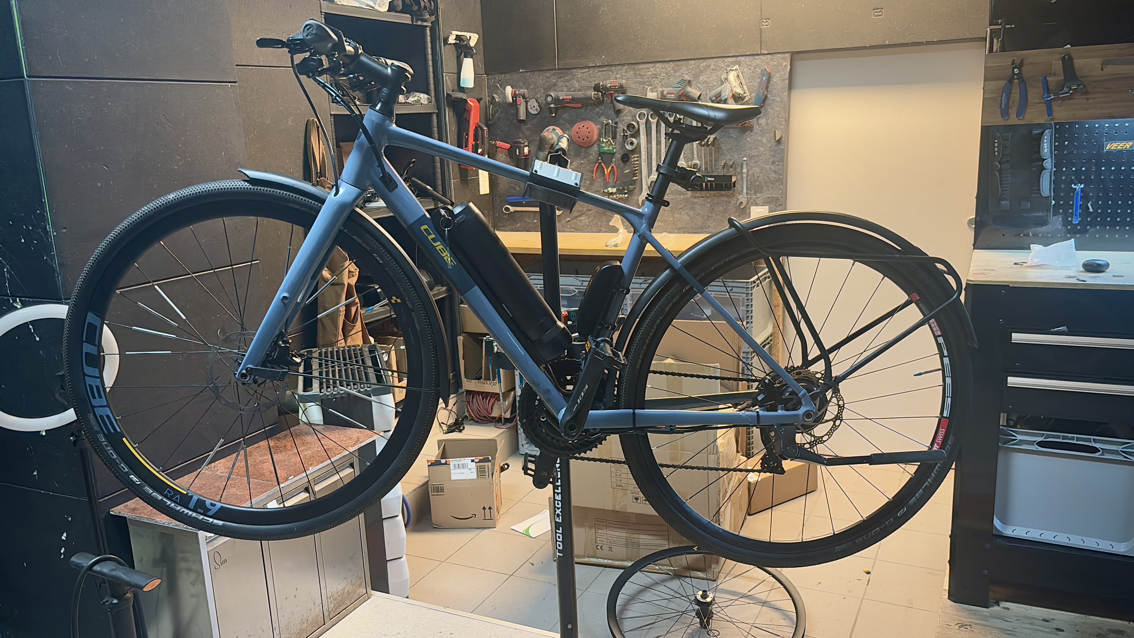 E-Bike Umbau Trekkingrad mit Heckmotor für lange Touren